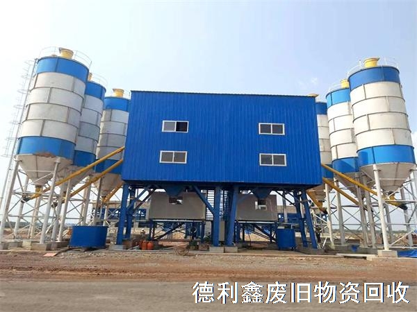 二手水泥罐回收，散裝水泥倉回收，攪拌站設備回收